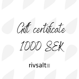 RIVSALT GIFT CERTIFICATE