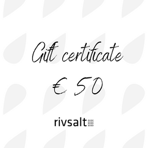 RIVSALT GIFT CERTIFICATE