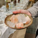 035 CRYSTAL - cubic halite salt rocks. stylish gift pack.